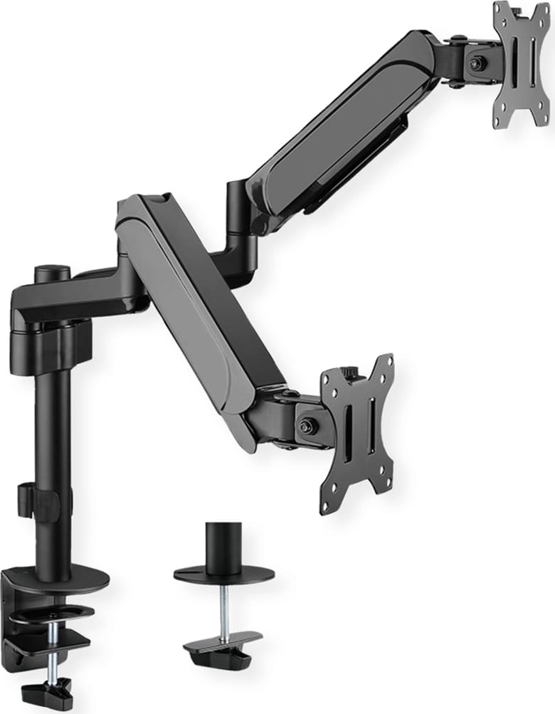 Value Dual Monitor Arm, Pole Mount