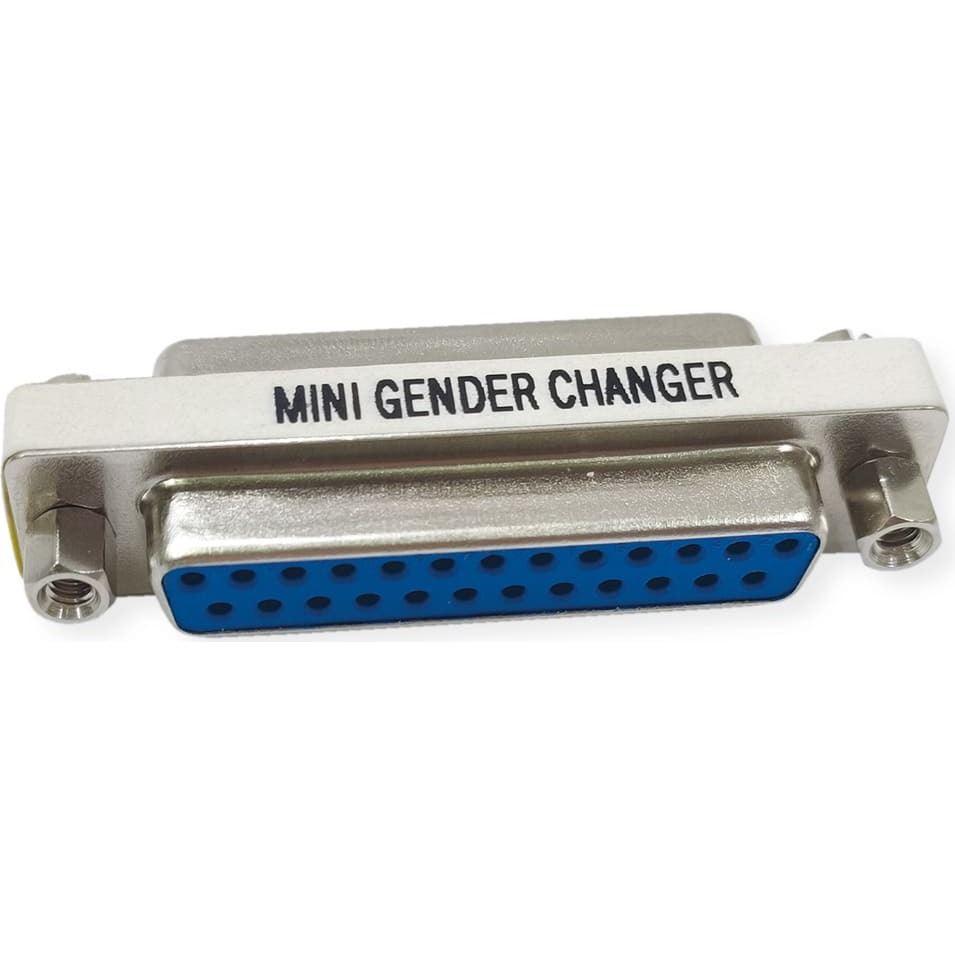 Value Mini Gender Changer, 25-pin F