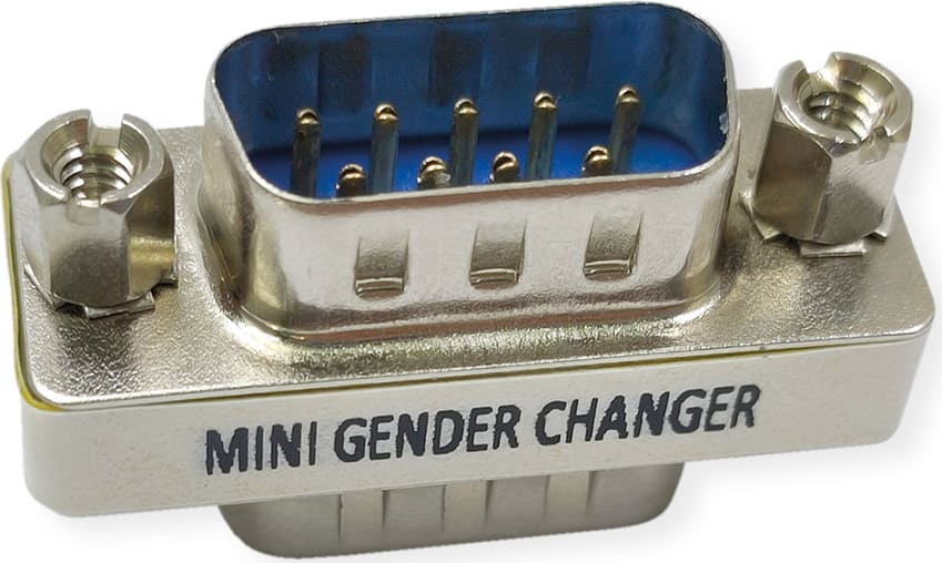 Value Mini Gender Changer, 9-pin M