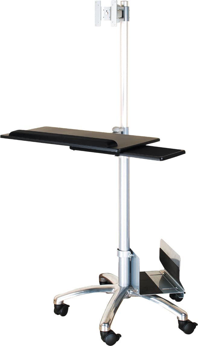 Value Mobile PC Cart, silver |
