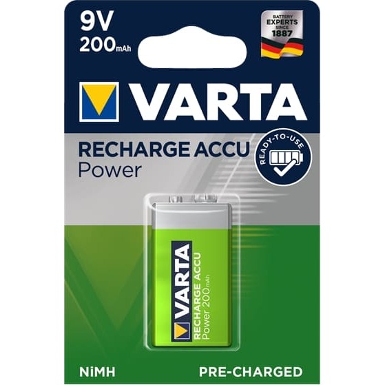 Varta Akku RECHARGE Power    9V        200mAh