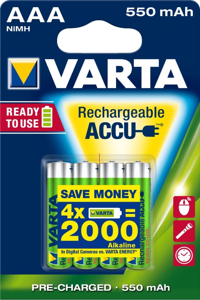 Varta Akku RECHARGE Power    AAA HR03