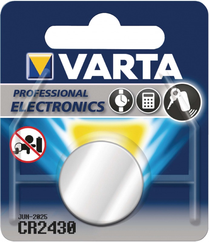 VARTA Baterija CR 2430, 3gb. (0568009-3gb