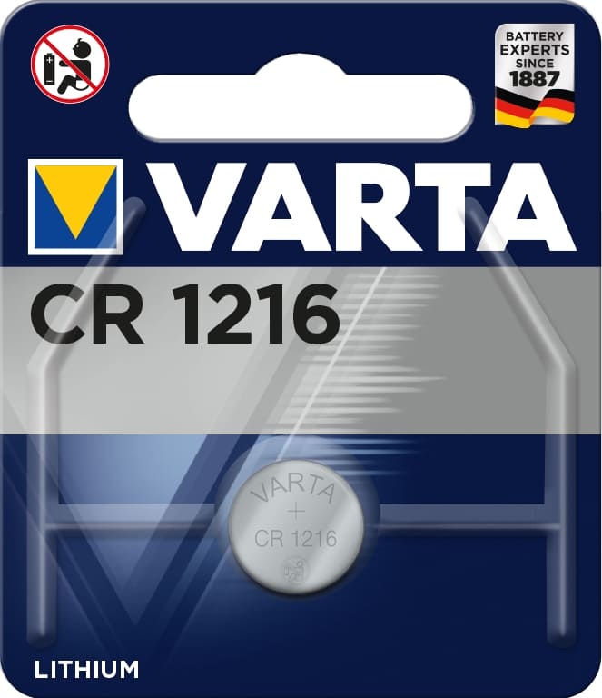 Varta Batterie Knopfzelle CR1216 3V 27mAh