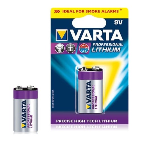 Baterija 9V Varta Ultra Lithium litija