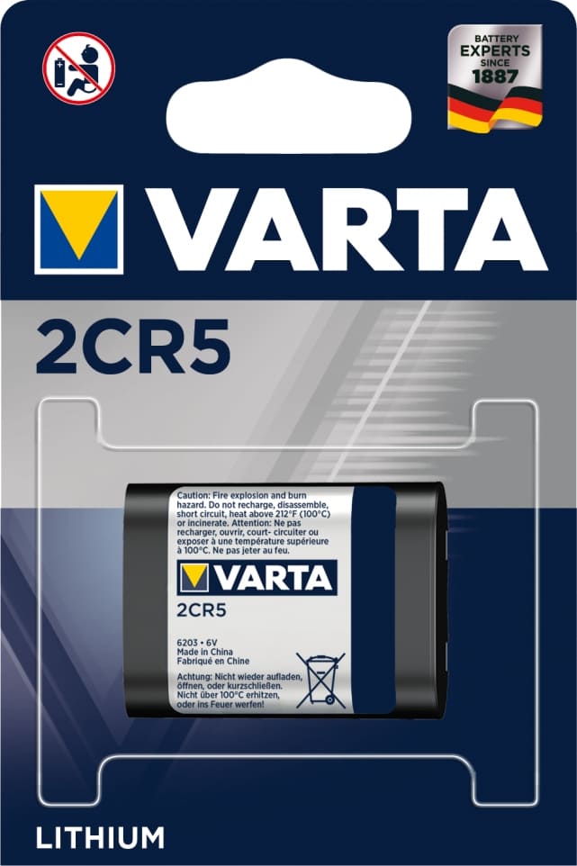 Varta Batterie Photo Lithium 2CR5                       1St