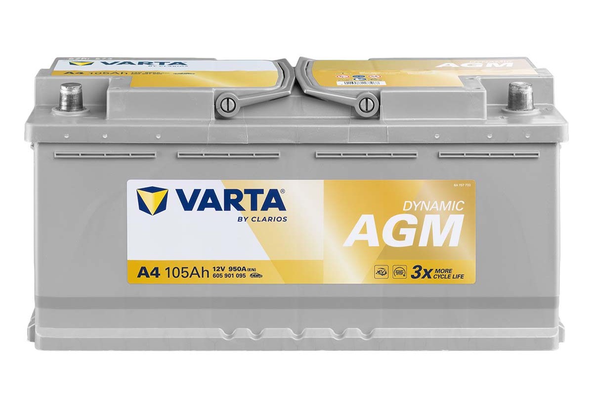 VARTA DYNAMIC AGM A4 12V 105Ah