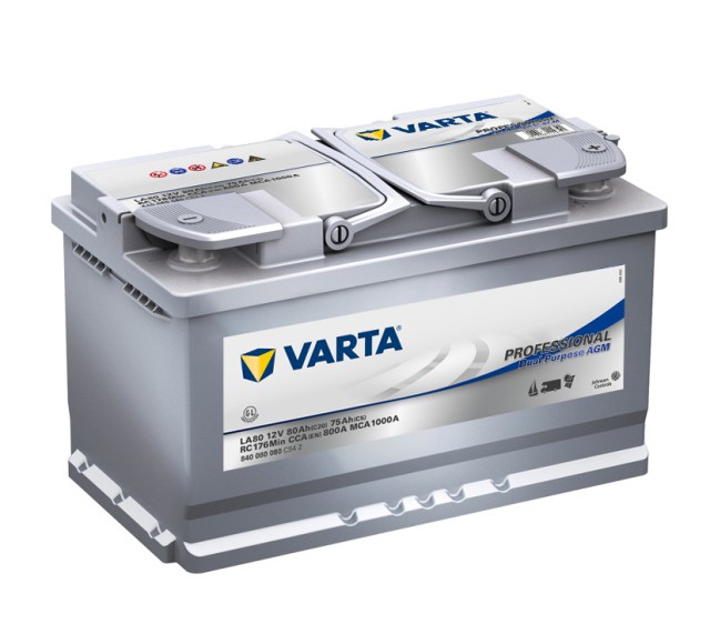 VARTA PROFESSIONAL AGM LA80 12V 80Ah