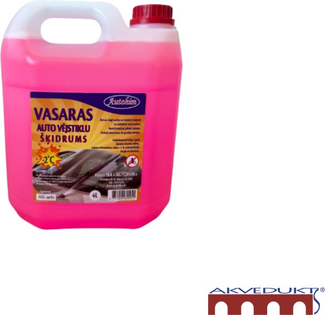 Vasaras vējstiklu tīrīšanas līdzeklis -2˚C 4L