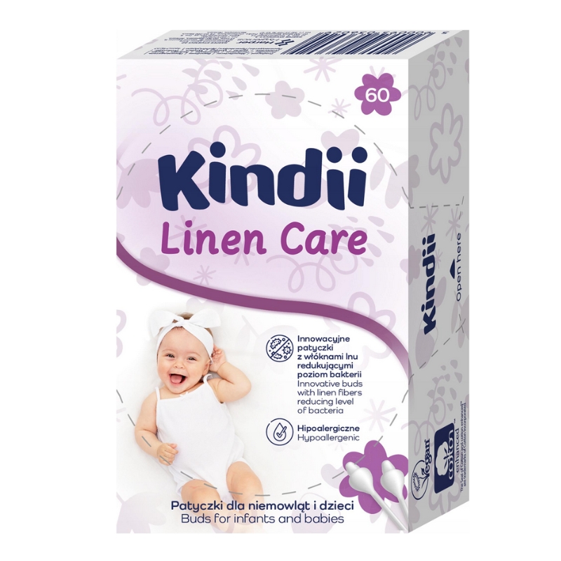 Vates kociņi mazuļiem Kindii Linen Care