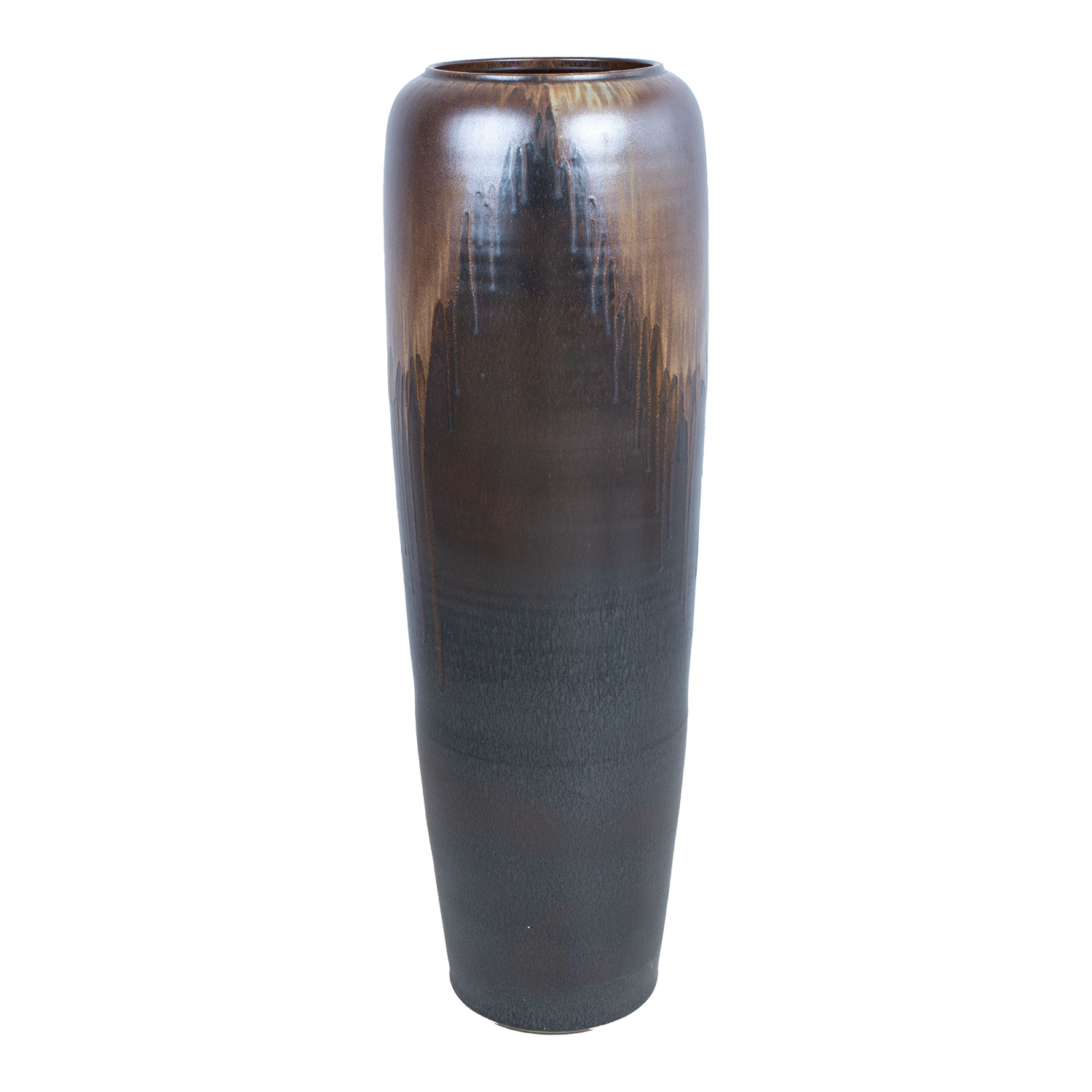 Vāze TITAN STONE H120cm, zelts/brūns, keramika