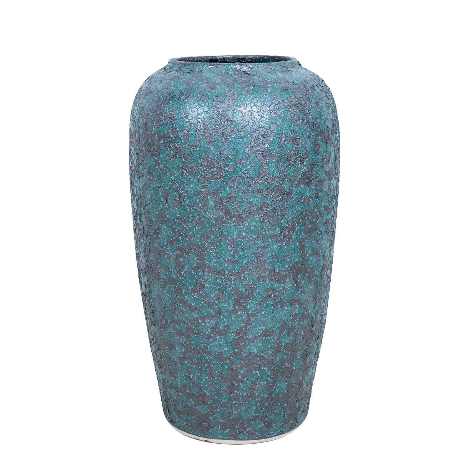 Vāze TITAN STONE H60cm, zils, keramika