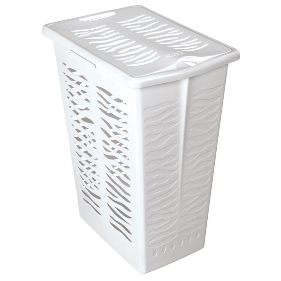 BranQ Veļas grozs 30L Zebra balts