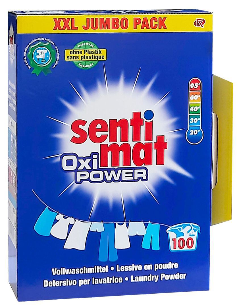 Veļas mazgāšanas pulveris SENTIMAT XXL Oxi