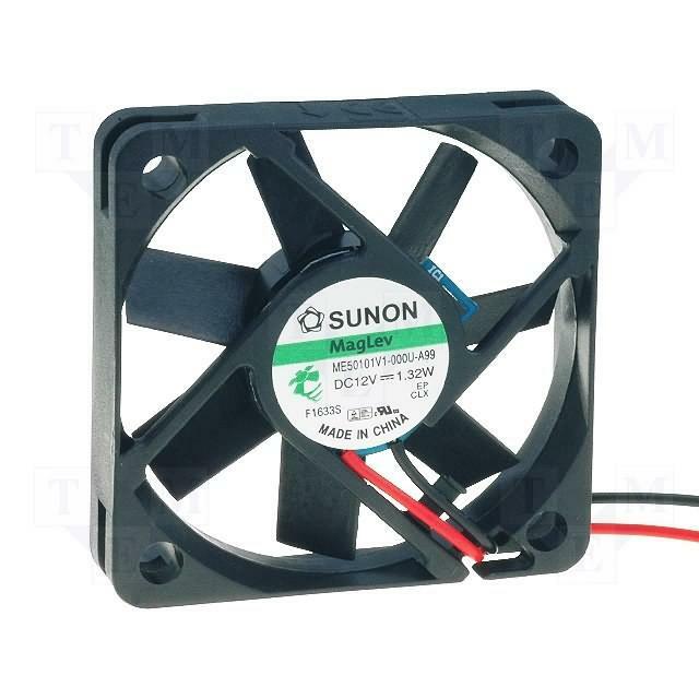 Ventilators 50x50x10mm 12V 23m³/h 31dBA SUNON