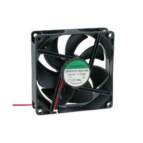 Ventilators 92x92x25mm 12V 87.5m3/h 34dBA