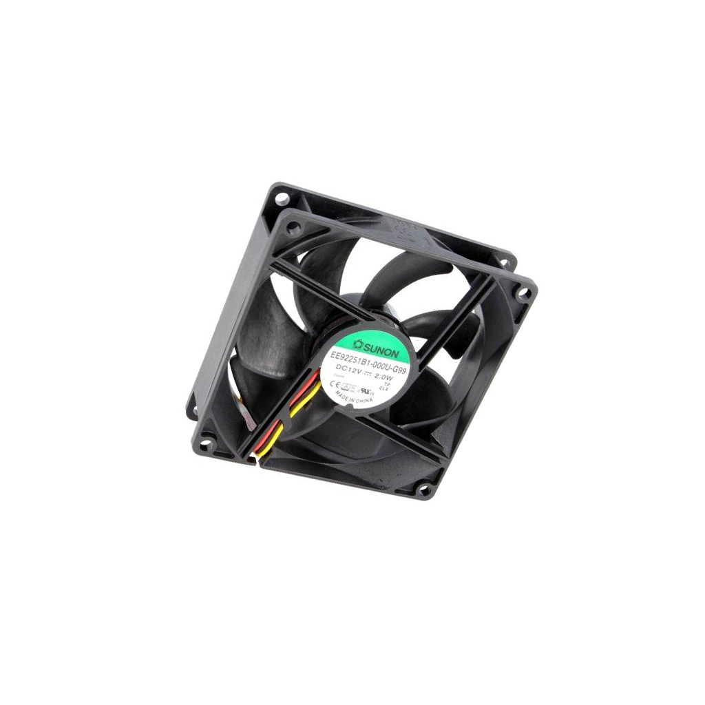 Ventilators 92x92x25mm 12V ar F tipa