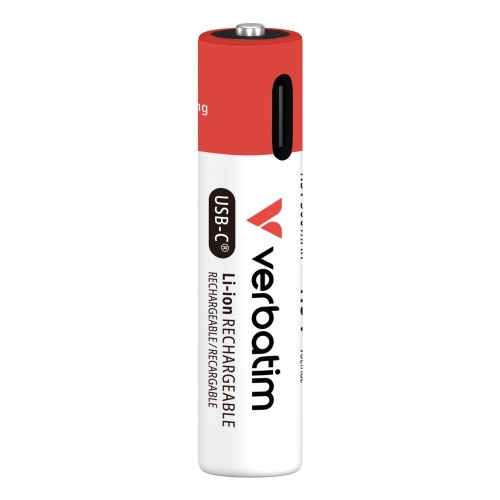 Verbatim 30250 USB-C Rechargeable Batteries Li-ion