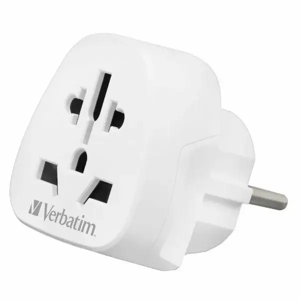 Verbatim Adapter podróżny EU|UK|US WTEU-02 biały|white