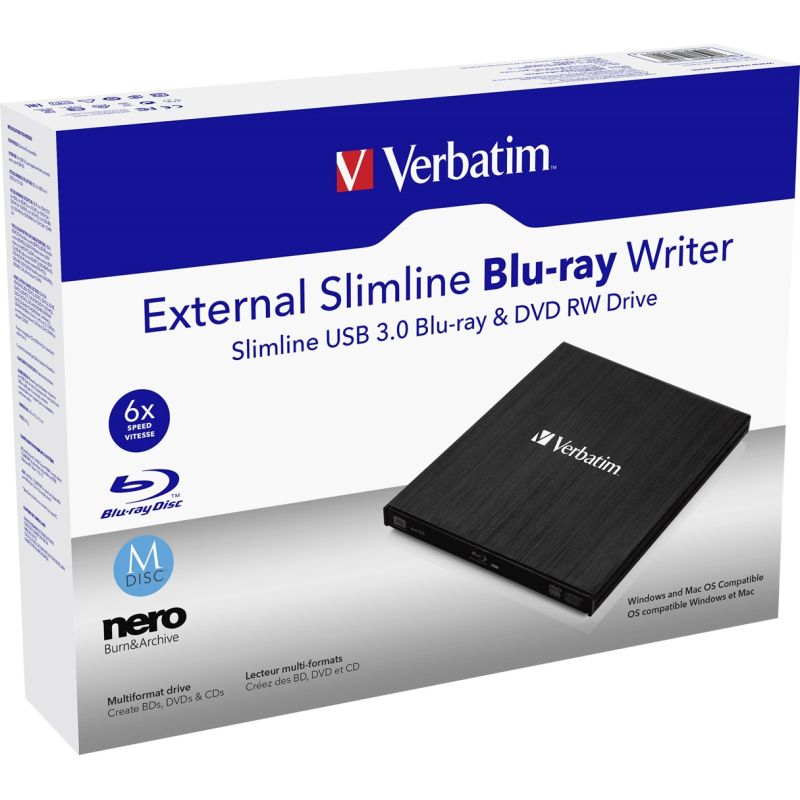 VERBATIM Mobile Blu-Ray ReWriter USB3.0
