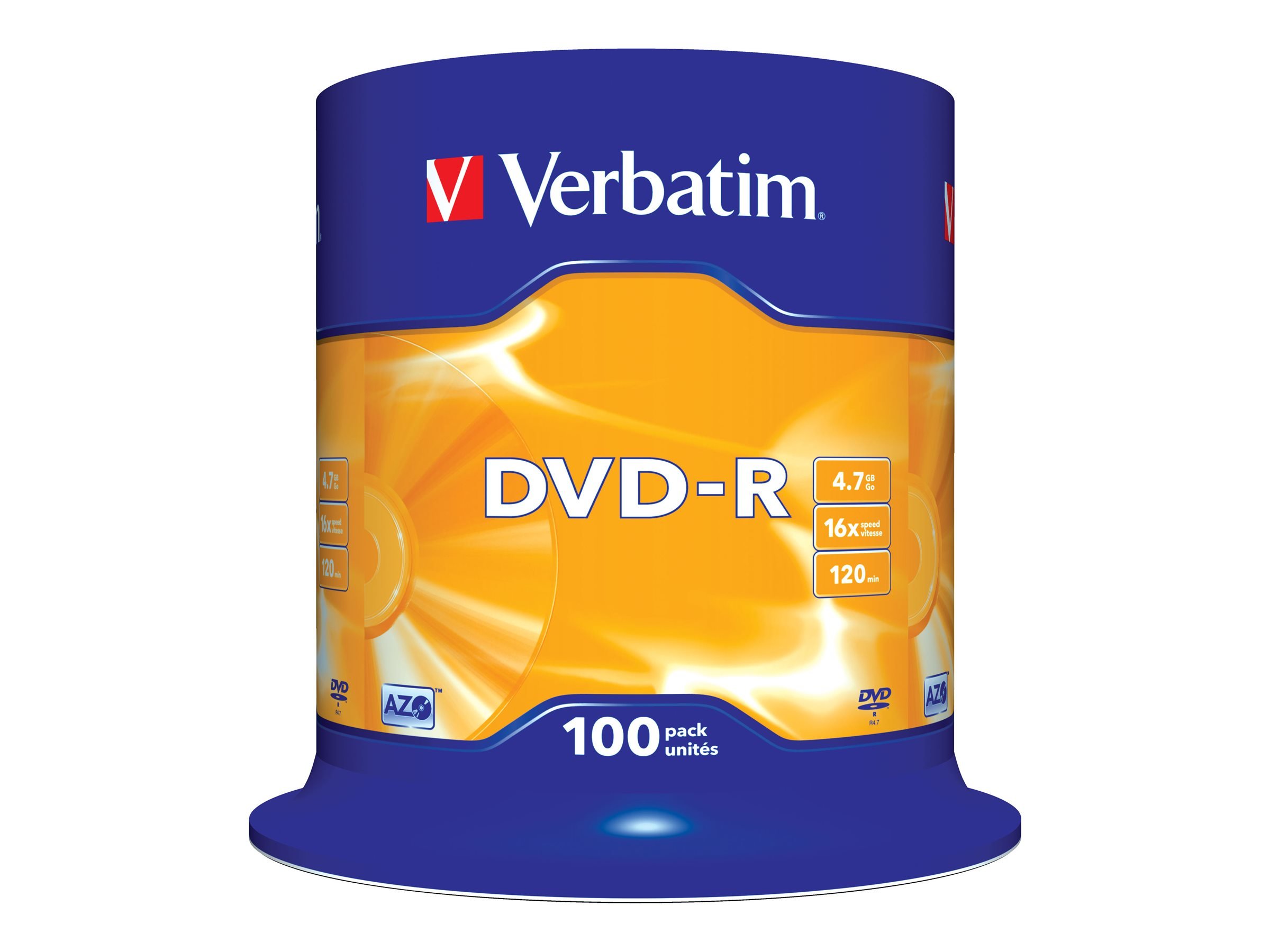 Verbatim DVD-R Verbatim 4,7GB 100pcs