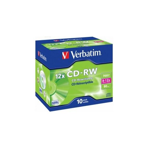 Verbatim Matricas CD-RW SERL 700MB 10x-12x