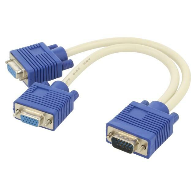 VCOM VGA splitter; D-Sub 15pin HD