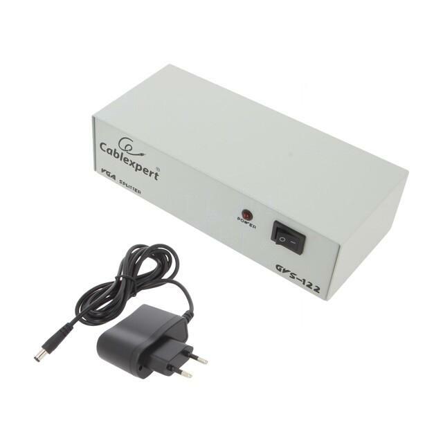 GEMBIRD VGA splitter; Input: D-Sub 15pin