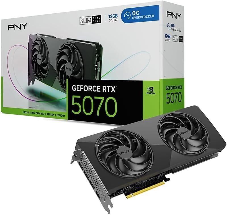Videokarte PNY GeForce RTX 5070 Slim