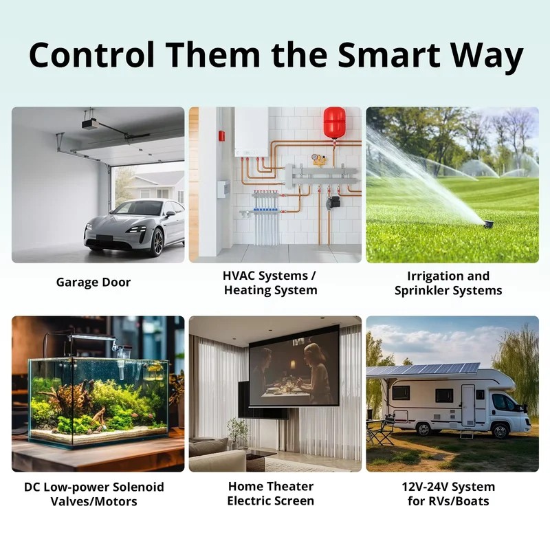 Viedais relejs MINI-ZBD, Zigbee, sausais kontakts