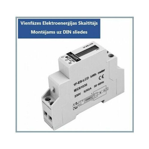ELECTROBASE ® Vienfāzes elektroenerģijas skaitītājs ProBase™