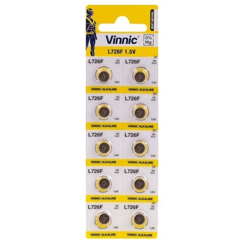 Vinnic AG2 baterijas blistera iepakojums 1