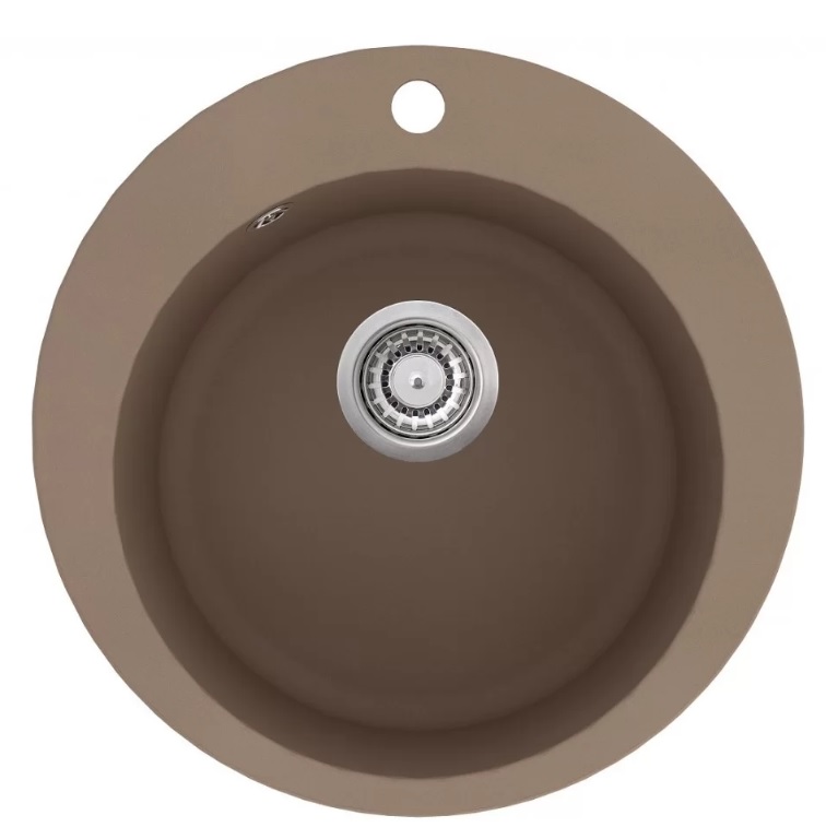 Virtuves izlietne AQUASANITA CLARUS-SR100W 114 mocha
