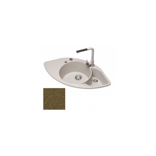 Virtuves izlietne AQUASANITA PAPILLON SCP151AW grafit