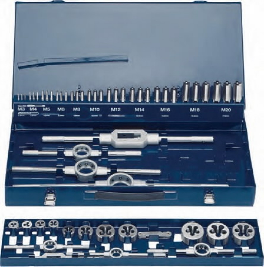 Vītņgriežu komplekts Eventus M3-M20 CM35, Exact