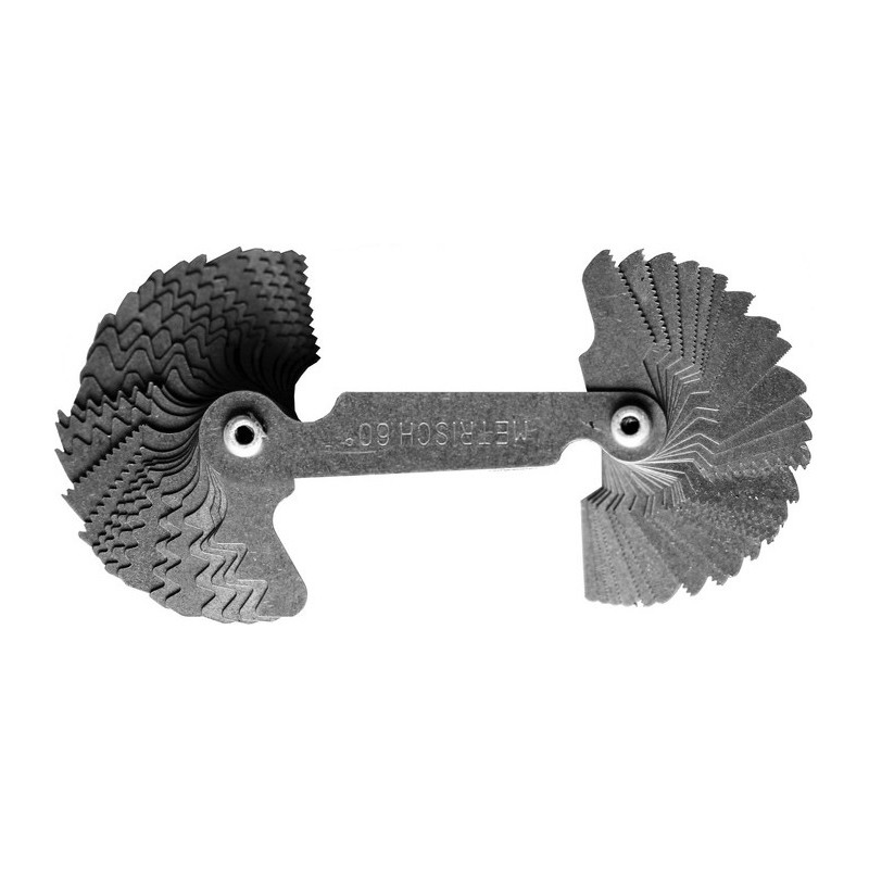 TRIUMF PROFESIONAL TOOLS Vītņu ķemme metriskā/collu