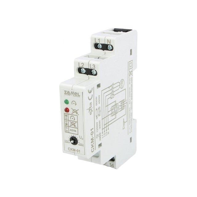 ZAMEL Voltage monitoring relay; for DIN