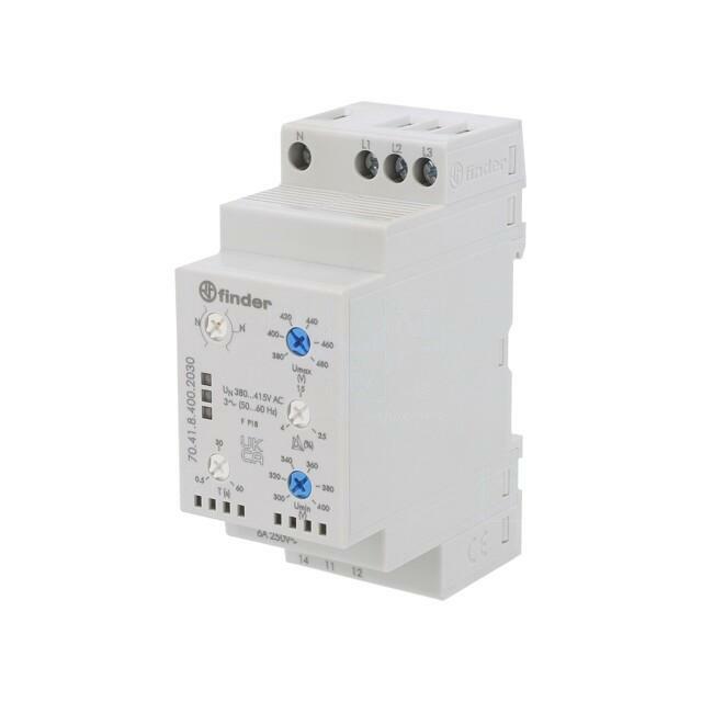 FINDER Voltage monitoring relay; for DIN