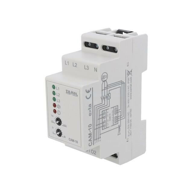 ZAMEL Voltage monitoring relay; phase asymmetry