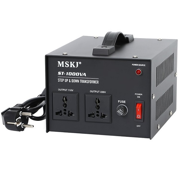 EXTRADIGITAL Voltage Transformer 110VAC-220VAC/ 220VAC-110VAC, 1000VA