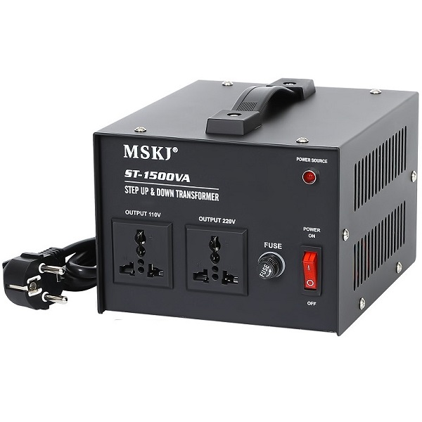 EXTRADIGITAL Voltage Transformer 110VAC-220VAC/ 220VAC-110VAC, 1500VA