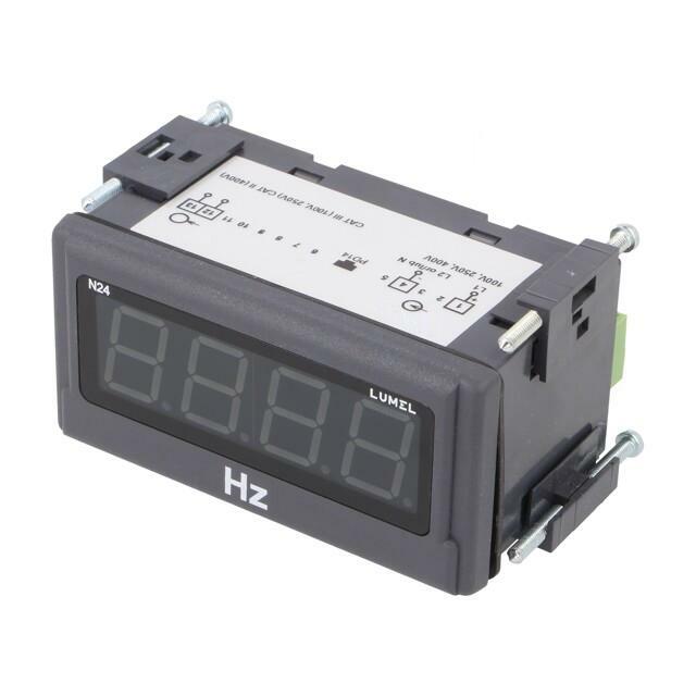 LUMEL Voltmeter; digital,mounting; LED; 4