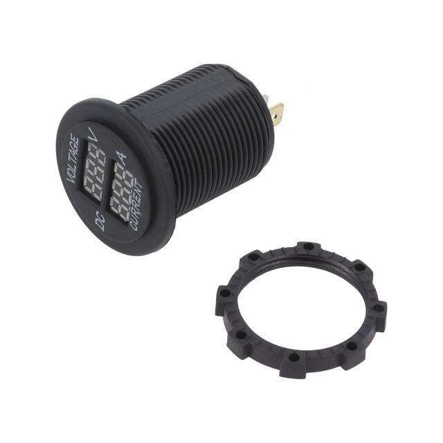 4CARMEDIA Voltmeter; Sup.volt: 5÷30VDC; I