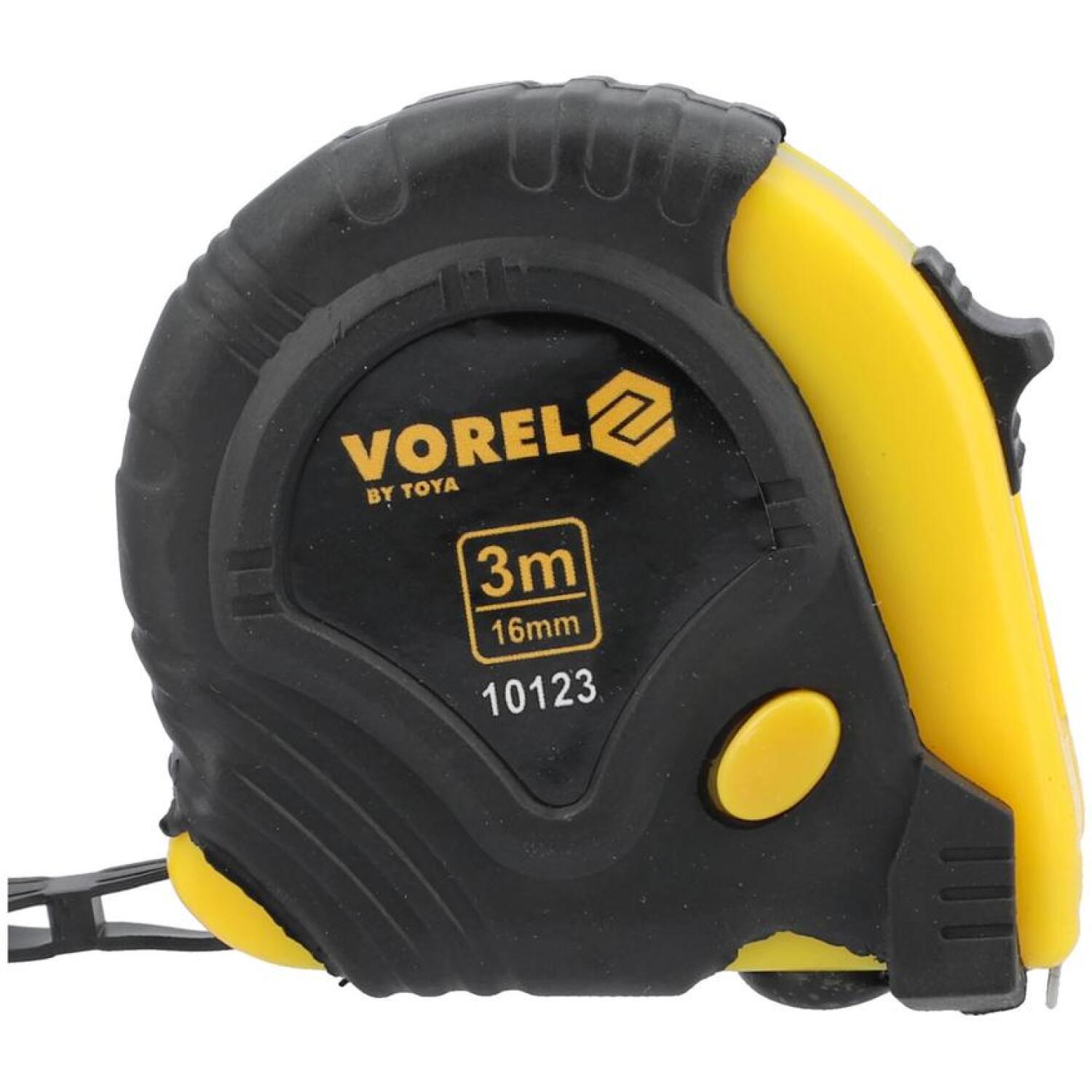 Vorel Mērlente 10123, 3m, 16mm, tērauda