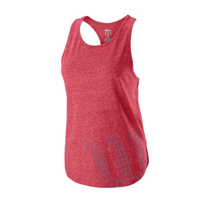 W STENCIL TECH TANK HOLLY BERRY