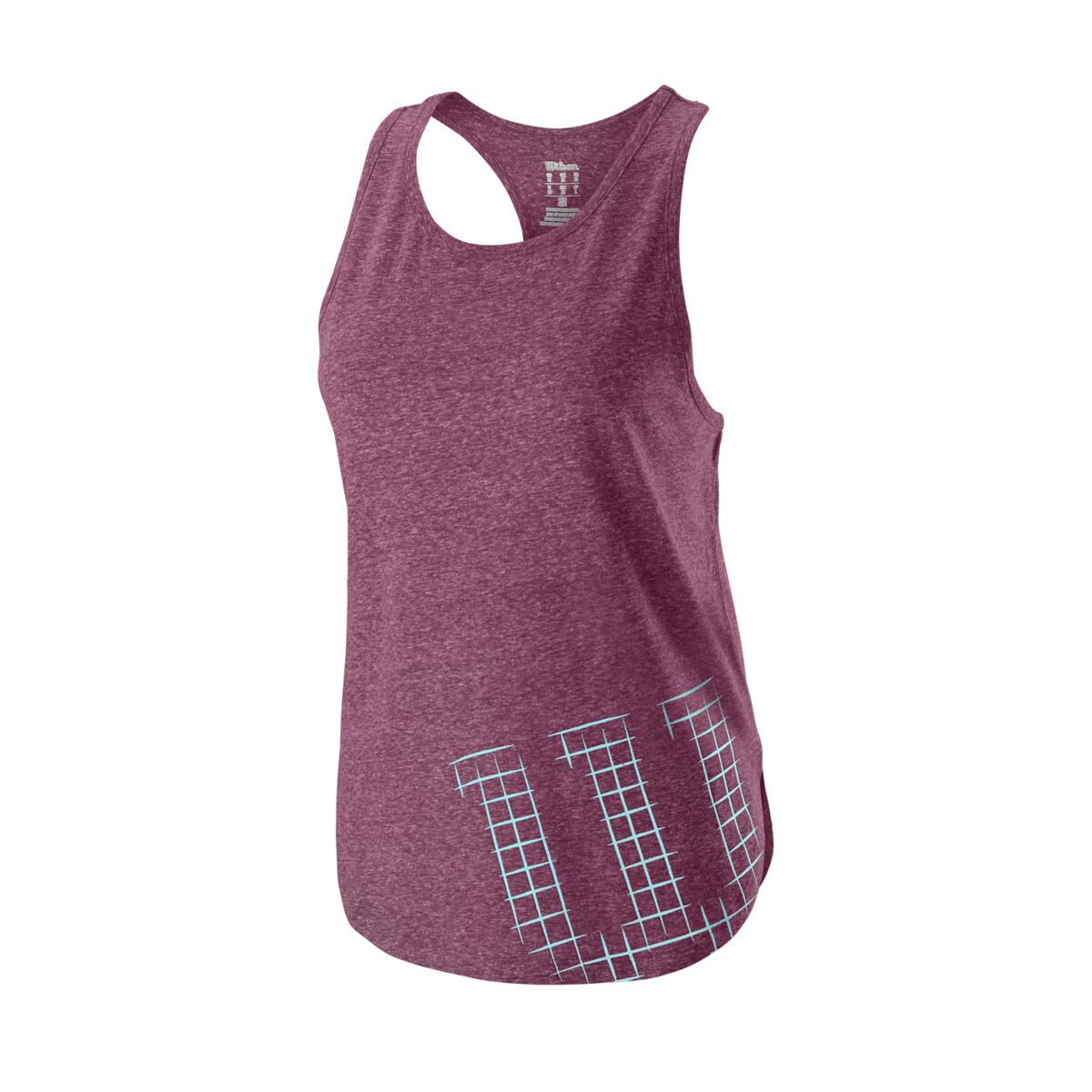 W STENCIL TECH TANK PLUM WILSON