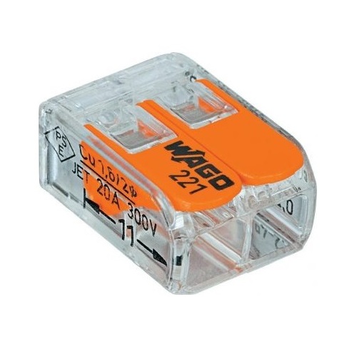 WAGO COMPACT klemme 2-vadu 0.2-4mm²