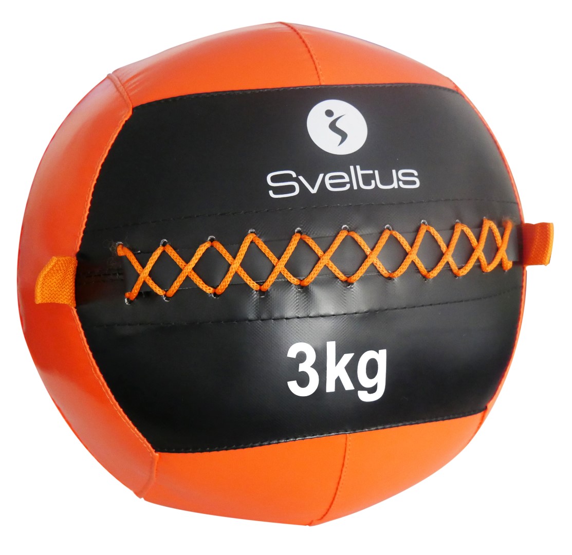 Wall ball SVELTUS 3kg D35cm Orange/Black