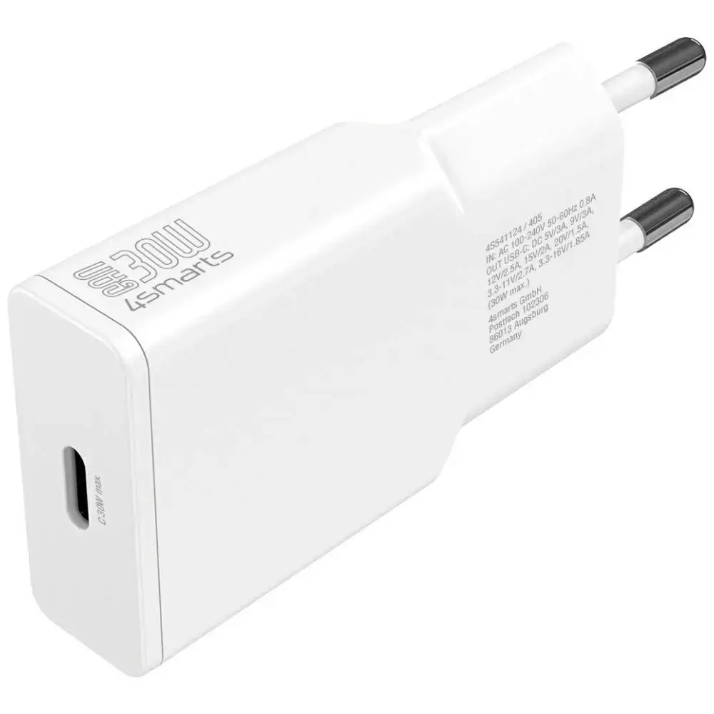 Wall charger 4smarts PDPlug Slim 30W