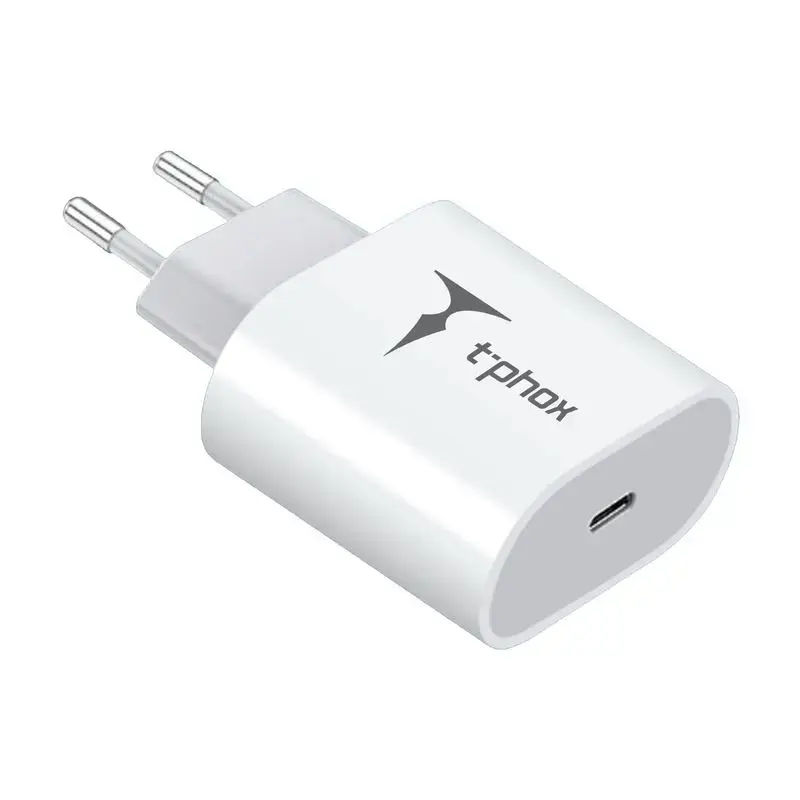 WALL CHARGER T-PHOX ISPEED 20W WHITE